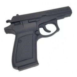 Revolver markolatú öngyújtó, CZ 83 fegyver, 7.65 mm kaliber, fekete, természetes méret, 1:1 méretarány