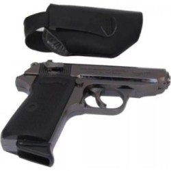 Walther PPK pisztoly öngyújtó, 7.65 mm-es kaliber, fekete, 1:1 méretarány