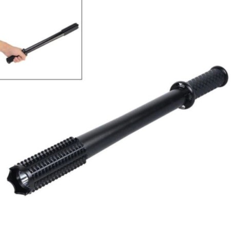 Lanterna cu led tip baston si electrosoc din aluminiu, Dalimag, 45 cm, 1118B