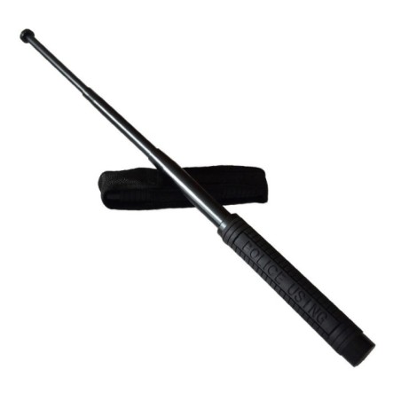Baston telescopic din otel, 64 cm, 3 sectiuni, husa,  610 g, P2