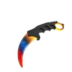 K1 edző Karambit kés, él nélkül, hegy nélkül