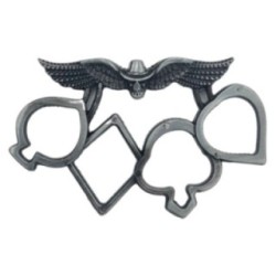 Kézvédő hegyes box, a halál ingere, szürke, 1 cm