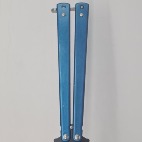 Cutit fluture Butterfly, Balisong fara tais, 20 cm, navy, model simplu