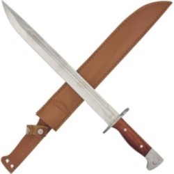 AK-47 kés, 34 cm, bőrtok