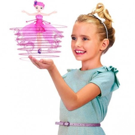 Repülő tündérbaba, mozgáskoordinációs érzékelővel, Spin aerocraft, 18 cm
