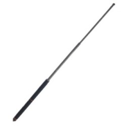 Baston telescopic profesional din otel, 96 cm, 3 sectiuni, husa, cutie, maner cauciuc 2