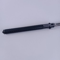 Baston Telescopic Automat, Otel, Husa, Spart Geam, Maner Anti Alunecare, 50 cm, Negru 2