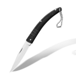 Manuális Nyitású Zsebkés, Acél Pengével, Zsebmodell, 16,5 Cm, Fekete