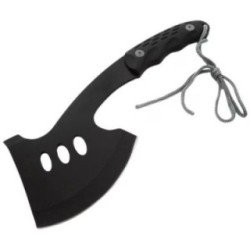 Topor Maner Anti Alunecare Cu Snur, Din otel, 25 cm, Cu Husa, negru 2