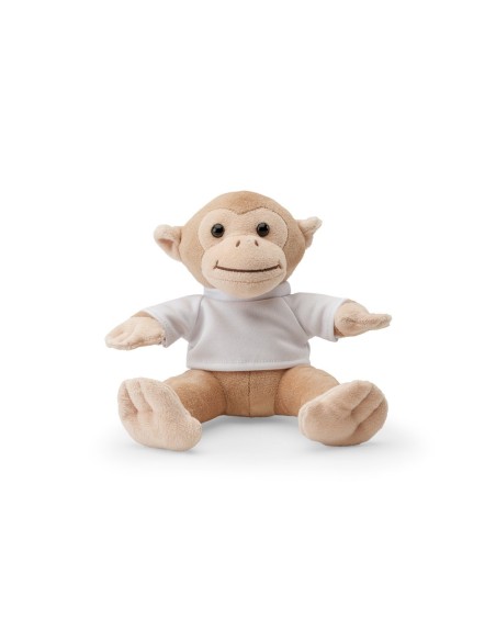 Jucarie de plus Maimuta cu Tricou, 15 cm, Plus Moale, pentru Copii