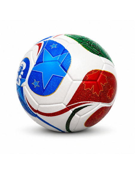 Minge Fotbal FIFA World Cup, Mărimea 5, Alb Multicolor