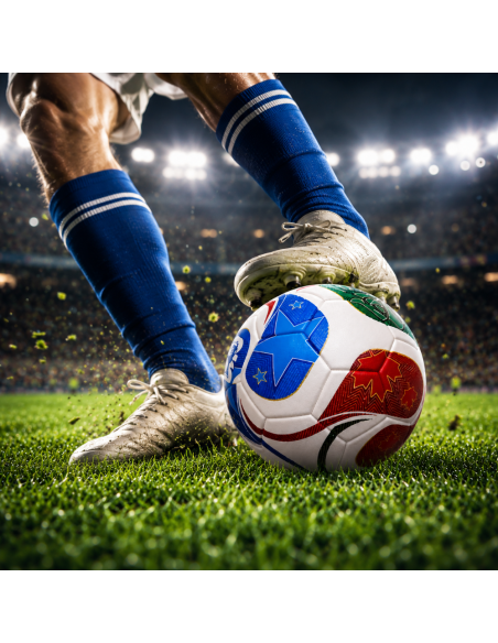 Minge Fotbal FIFA World Cup, Mărimea 5, Alb Multicolor