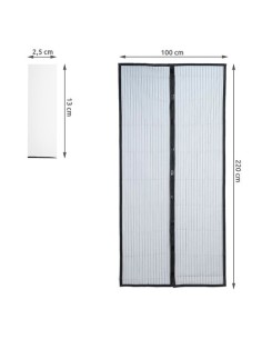 Plasa Tantari Magnetica pentru Usa, Inchidere Automata, Anti-Insecte, Montaj Fara Gauri, Universala