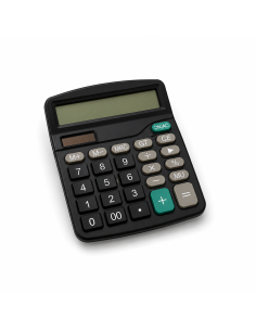 Calculator Birou 12 Digits, Display Mare LCD, Butoane Mari, Design Elegant, Ideal pentru Birou, Scoala si Contabilitate