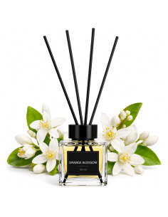 Parfum de Cameră cu Flori de Portocal, pentru Casă și Birou, Difuzor Aromaterapie cu Bețișoare Orange Blossom 100 ml
