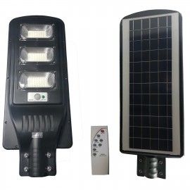Napelemes utcai lámpa, Integrated Lamp, 90 W, IP65, 120 LED, távirányító, mozgás/fényérzékelő