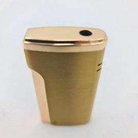 Метална запалка, газова, против вятър, кутия, златиста