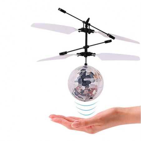 Minge disco zburatoare, cu senzor pentru coordonarea miscarilor, Spin aerocraft, 18 cm