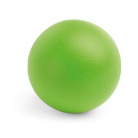Stresszoldó habszivacs labda, szürke, 5 cm, zöld
