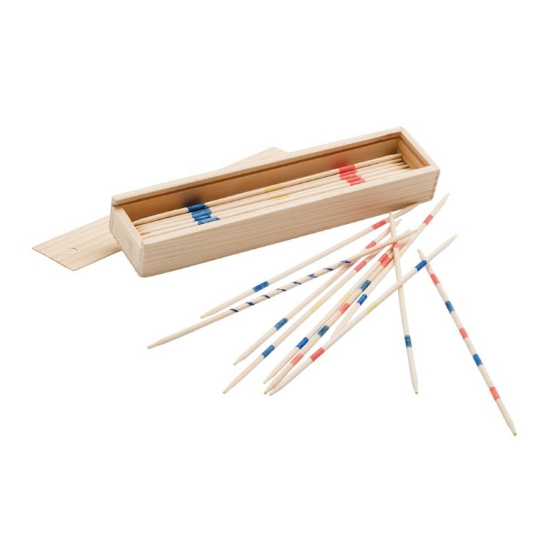            Mikado játék, fa dobozban, csúszó fedéllel, 193 x 45 x 26 mm
         