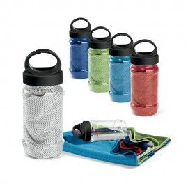 Sticla cu maner, 440 ml si prosop sport 30 x 80 cm